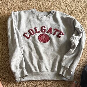 Gear For Sports Gray Sweatshirt with Maroon Details